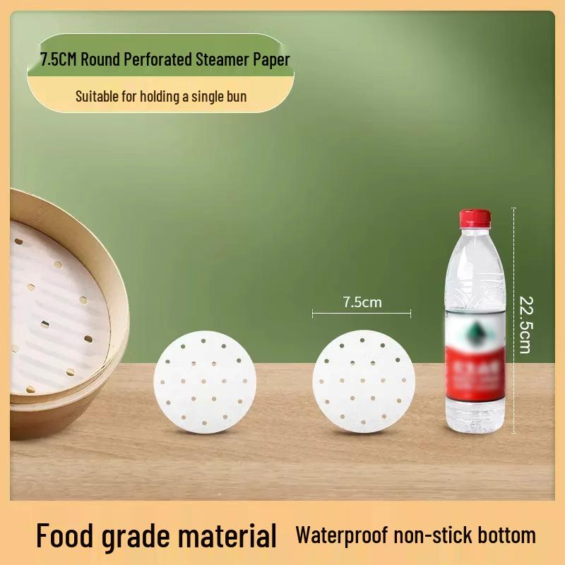 Disposable Non-Stick Steamer Pads for Buns and Mantou - Food Grade Steaming Paper
Disposable Non-Stick Steamer Pads for Buns and Mantou - Food Grade Steaming Paper