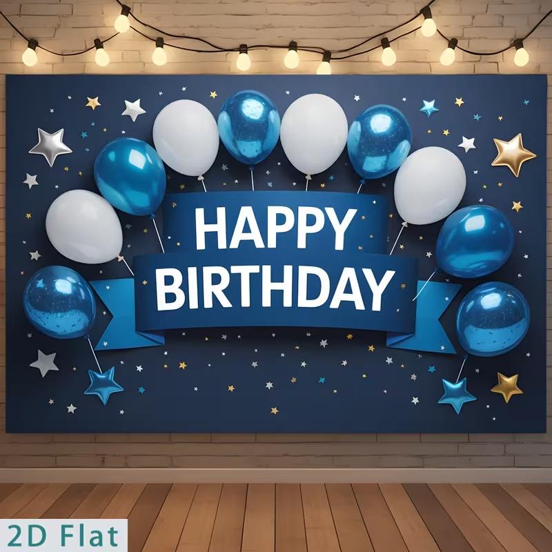 2D 75th Birthday Photography Backdrop Black Background with Gold Number and Balloons 47.2x31.5inch/120*80cm
2D 75th Birthday Photography Backdrop Black Background with Gold Number and Balloons 47.2x31.5inch/120*80cm