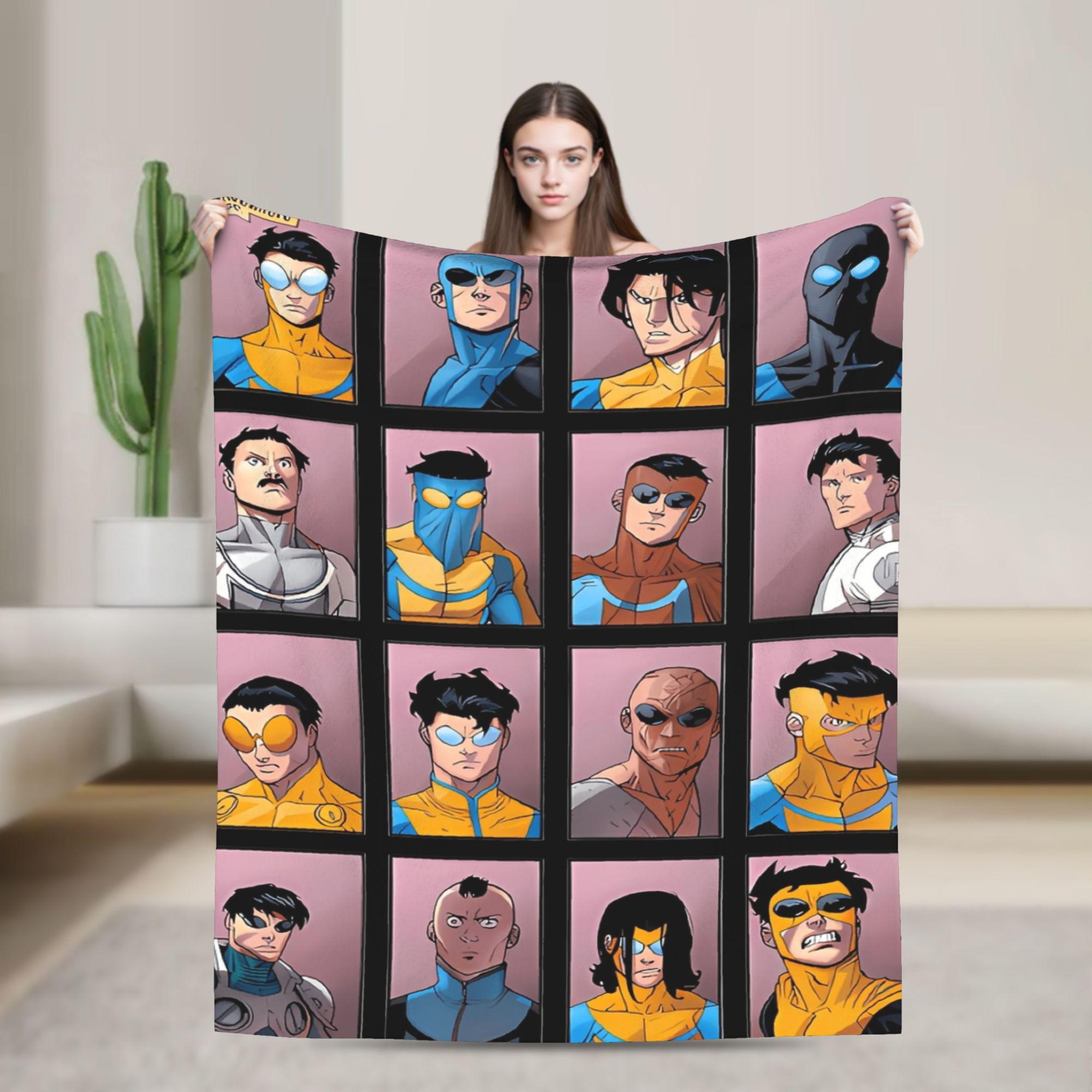 Invincible Variant Blankets Coral Fleece Plush Lightweight Throw Blanket for Car Sofa Couch Bedspread 75x90cm
Invincible Variant Blankets Coral Fleece Plush Lightweight Throw Blanket for Car Sofa Couch Bedspread 75x90cm