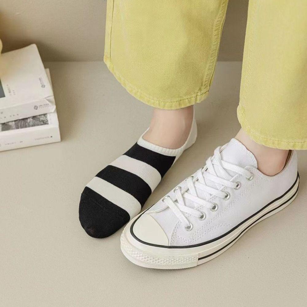 Number Letter Sock Slippers Women Stripe Boat Socks Korean Cutton Hosiery Black and White Socks number
Number Letter Sock Slippers Women Stripe Boat Socks Korean Cutton Hosiery Black and White Socks number
