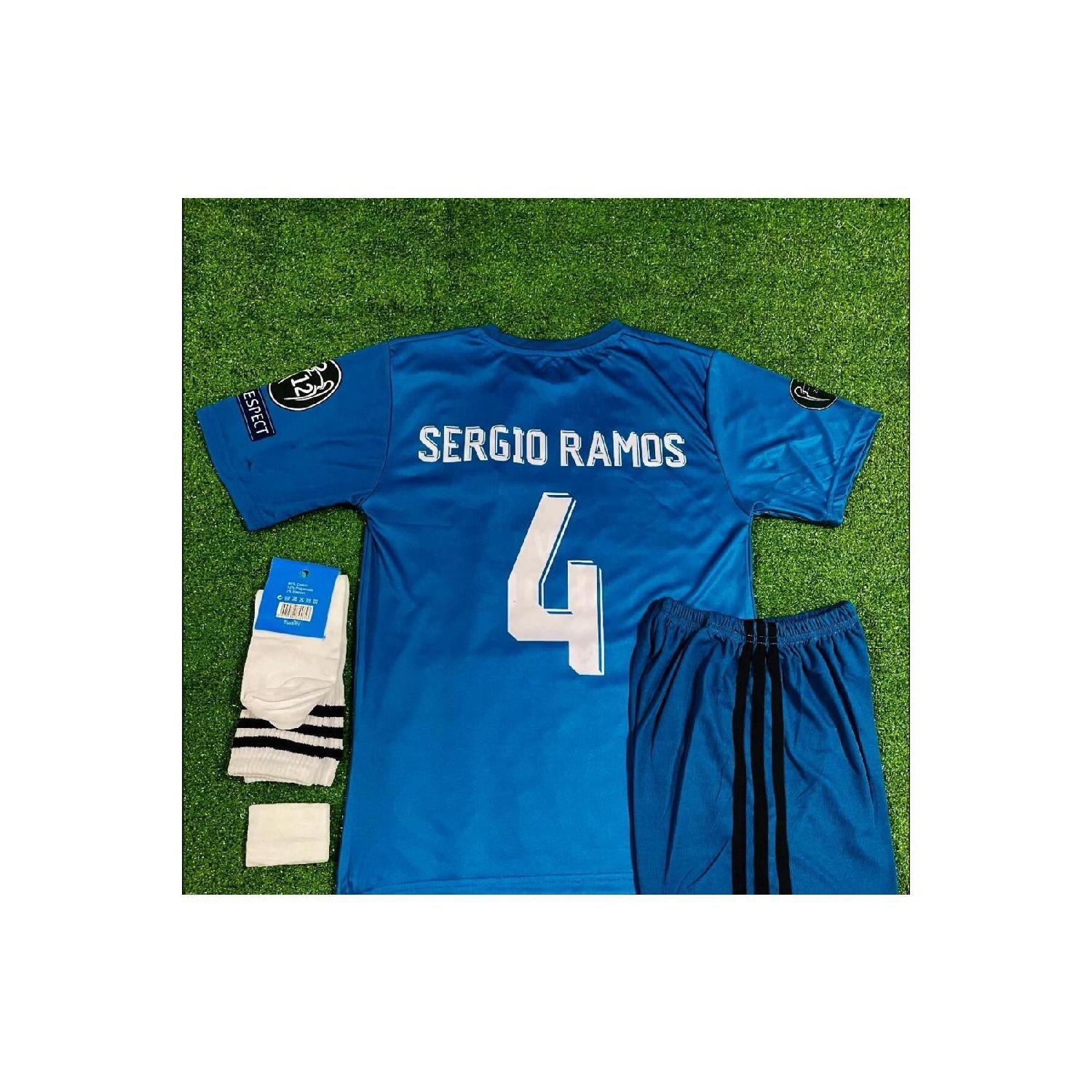 Комплект из 4 бирюзовых детских трикотажных изделий Sergio Ramos 2017/18 5-6 Yaş синий
Комплект из 4 бирюзовых детских трикотажных изделий Sergio Ramos 2017/18 5-6 Yaş синий