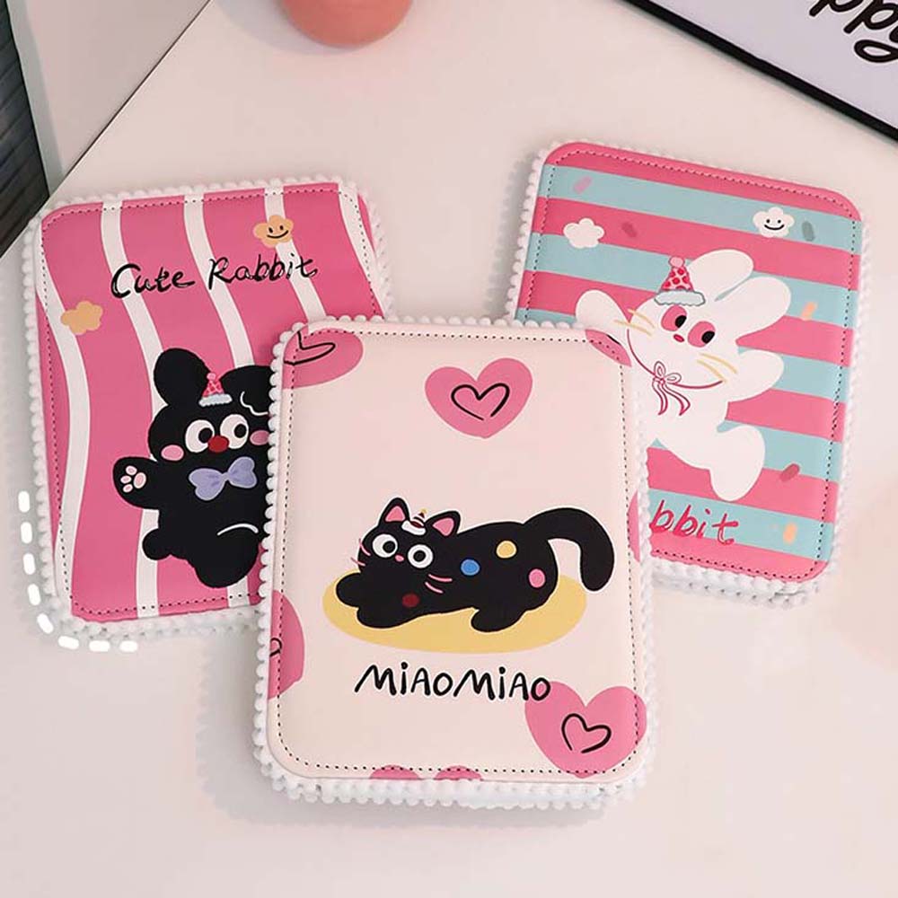 High Definition Cartoon Makeup Mirror Folding PU Vanity Mirror Desktop Stand Mirror Home Decor StyleB
High Definition Cartoon Makeup Mirror Folding PU Vanity Mirror Desktop Stand Mirror Home Decor StyleB