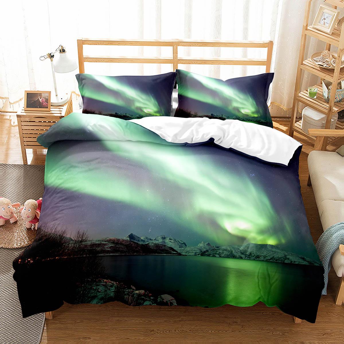 Northern Lights Duvet Cover Set King Full Size Natural Wonders Polyester Comforter Cover For Kids Teens Bedding Set Quilt Cover AU Single(140x210cm)
Northern Lights Duvet Cover Set King Full Size Natural Wonders Polyester Comforter Cover For Kids Teens Bedding Set Quilt Cover AU Single(140x210cm)