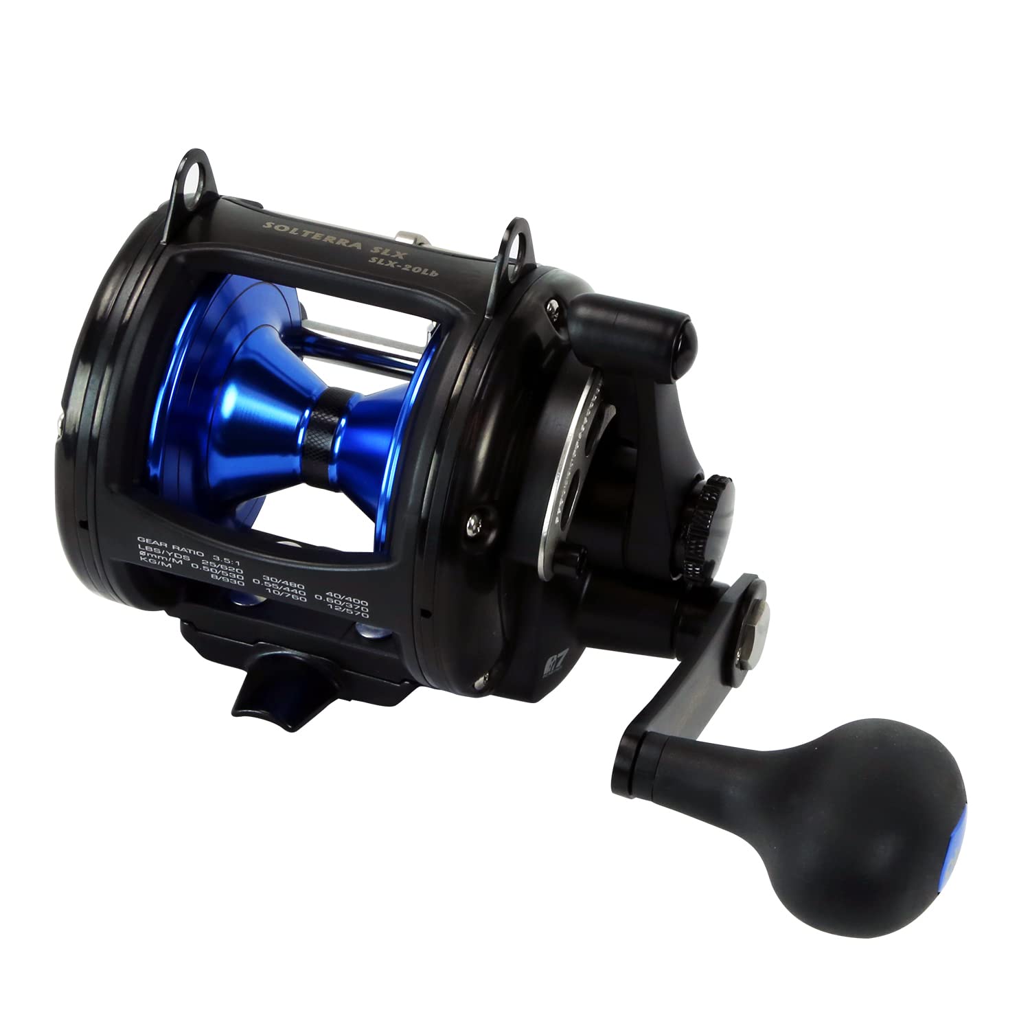 Okuma Solterra SLX Single Speed Level Wind Lever Drag Saltwater Trolling Reel Black 20 SLX-20lb 480yds-30lb
Okuma Solterra SLX Single Speed Level Wind Lever Drag Saltwater Trolling Reel Black 20 SLX-20lb 480yds-30lb