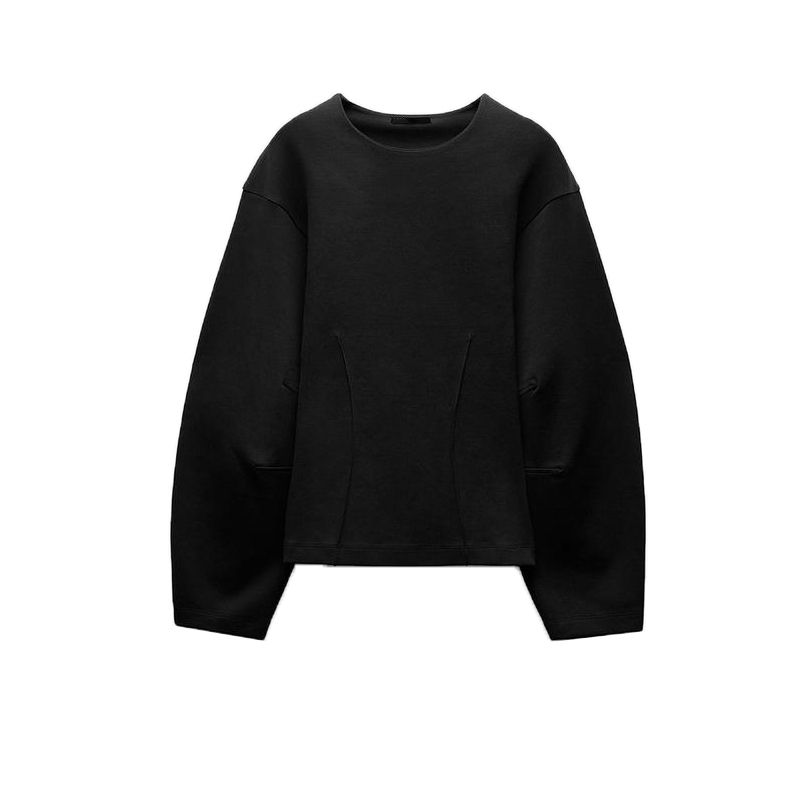 Осенне-зимний двусторонний тканевый топ с круглым вырезом и длинным рукавом 3641859, прямые повседневные брюки-стрейч с высокой талией 3641860 Black Tops M
Осенне-зимний двусторонний тканевый топ с круглым вырезом и длинным рукавом 3641859, прямые повседневные брюки-стрейч с высокой талией 3641860 Black Tops M