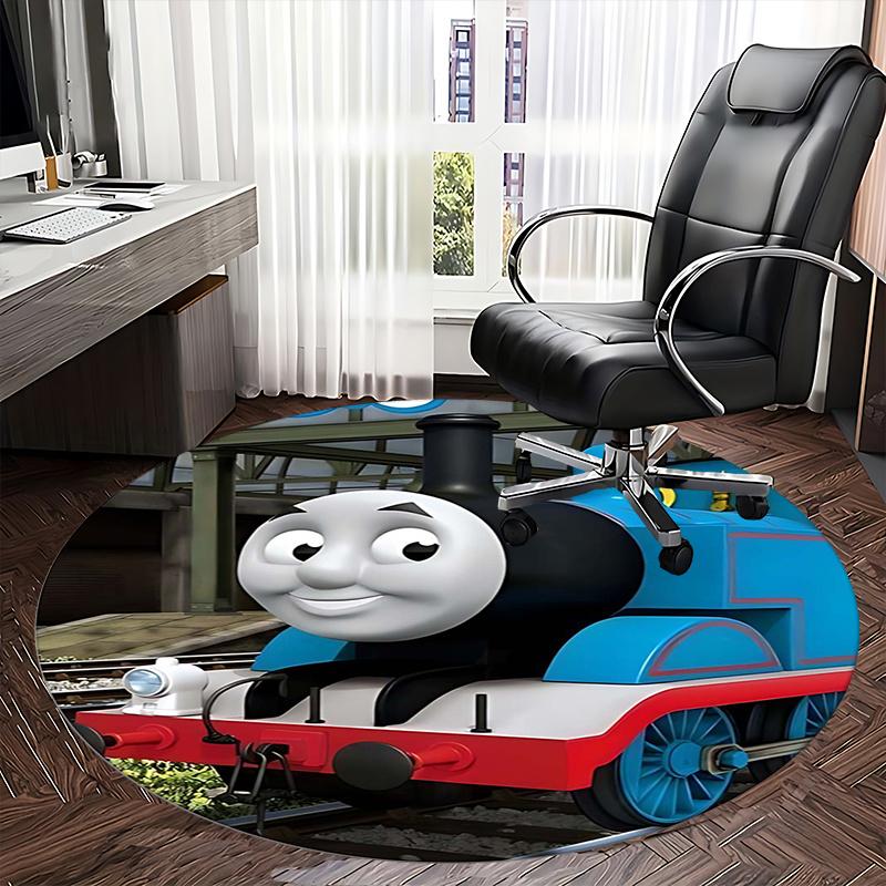 Thomas Train, Chair mat Round Rug Office carpet, Machine Washable, Non slip, Suitable for Living Rooms, Bedrooms 120cm
Thomas Train, Chair mat Round Rug Office carpet, Machine Washable, Non slip, Suitable for Living Rooms, Bedrooms 120cm