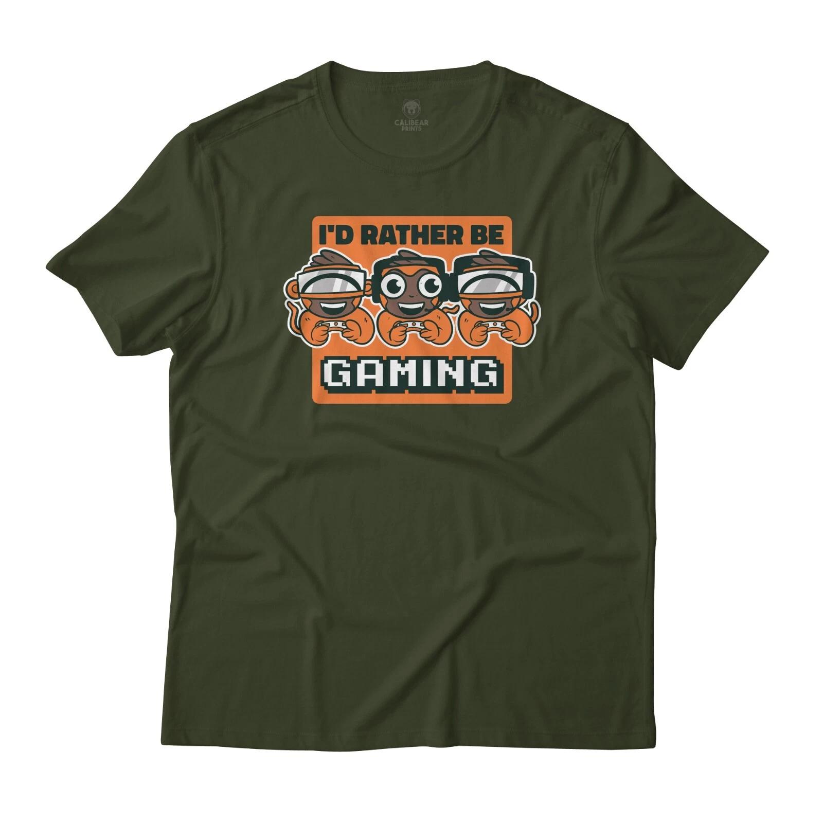 I d Rather Be Gaming Monkey Funny Graphic T-T-Shirt Unisex Lightweight Cotton 2XL
I d Rather Be Gaming Monkey Funny Graphic T-T-Shirt Unisex Lightweight Cotton 2XL