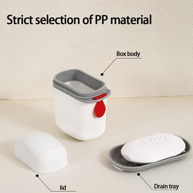 Portable Luxury Travel Soap Case, Leakproof, Drain Tray,Easy-to-Clean, Bathroom Accessory for Home Hygiene, Travel, and Outdoor Plastic
Portable Luxury Travel Soap Case, Leakproof, Drain Tray,Easy-to-Clean, Bathroom Accessory for Home Hygiene, Travel, and Outdoor Plastic