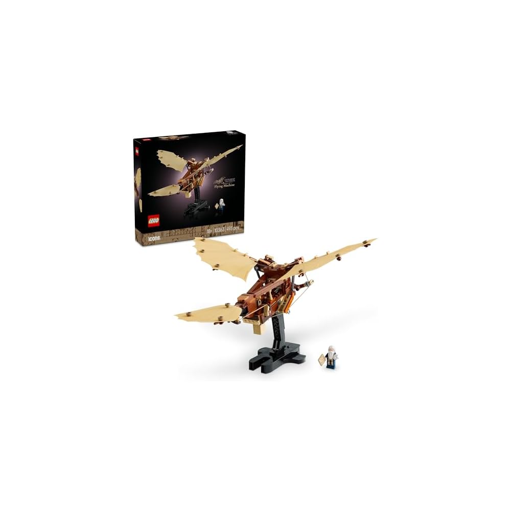 LEGO Icons Leonardo da Vinci Flying Machine Toy Building Blocks 10363
LEGO Icons Leonardo da Vinci Flying Machine Toy Building Blocks 10363