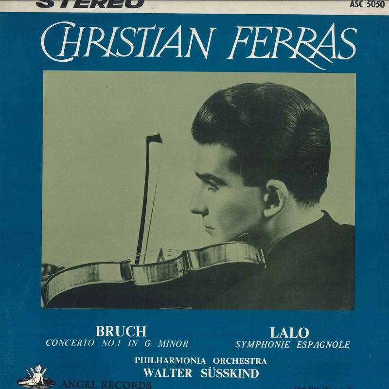 LP Record CHRISTIAN FERRAS BRUCH LALO PHIL Bruch Concerto No 1 Lalo Symphon ASC5050 ANGEL Japan Classical Used
LP Record CHRISTIAN FERRAS BRUCH LALO PHIL Bruch Concerto No 1 Lalo Symphon ASC5050 ANGEL Japan Classical Used