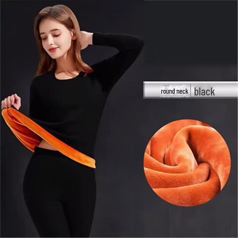 Комплект женского термобелья: Плотный бархат, утепляющий базовый слой, хлопковый свитер сверху, осень/зима. 4XL чёрный
Комплект женского термобелья: Плотный бархат, утепляющий базовый слой, хлопковый свитер сверху, осень/зима. 4XL чёрный