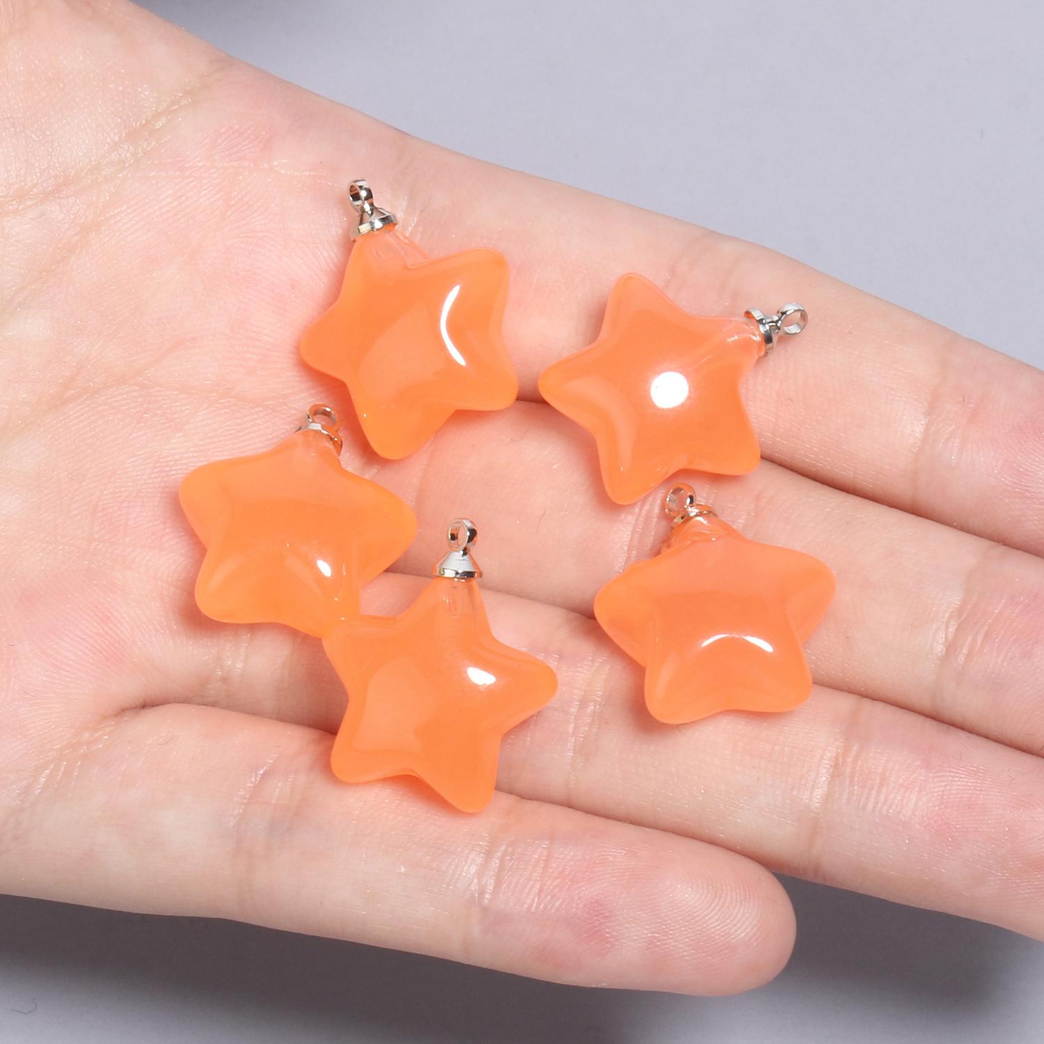 Красочные подвески в виде звезд из смолы конфетного цвета, брелок, ожерелье ручной работы, браслет, изготовление ювелирных изделий, аксессуары для поделок своими руками, 10 шт. оранжевый
Красочные подвески в виде звезд из смолы конфетного цвета, брелок, ожерелье ручной работы, браслет, изготовление ювелирных изделий, аксессуары для поделок своими руками, 10 шт. оранжевый