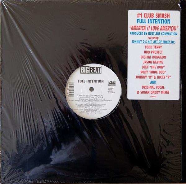 12inch Record FULL INTENTION - America (I Love America) 095643 Big Beat 1996 US Dance & Electronica Used
12inch Record FULL INTENTION - America (I Love America) 095643 Big Beat 1996 US Dance & Electronica Used