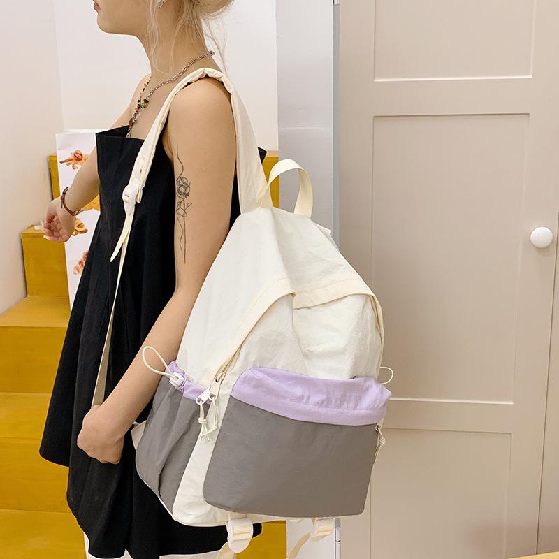 Niche color matching schoolbag spring and summer nylon backpack bucket bag 2025 new versatile travel backpack зелёный
Niche color matching schoolbag spring and summer nylon backpack bucket bag 2025 new versatile travel backpack зелёный