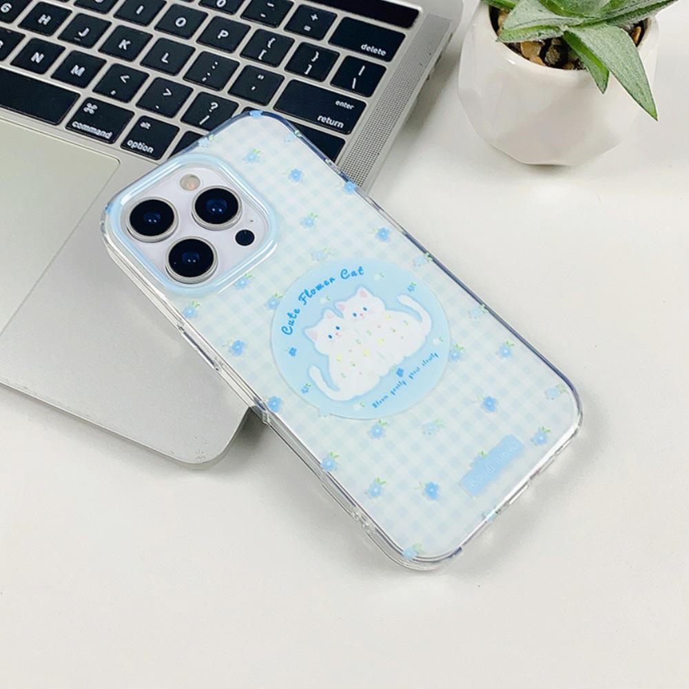 Plaid Little Cat Apple 17Pro Phone Case - Compatible with iPhone 16/15 Pro Max, Blue Bracelet Protective Cover iPhone 15
Plaid Little Cat Apple 17Pro Phone Case - Compatible with iPhone 16/15 Pro Max, Blue Bracelet Protective Cover iPhone 15