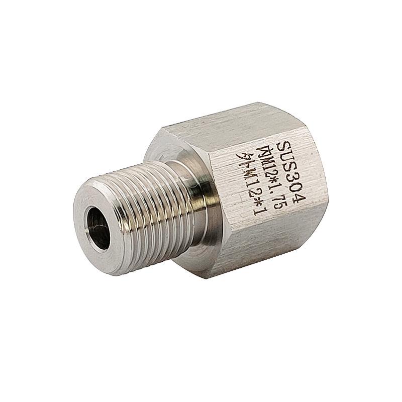 Stainless Steel 304 Metric Reducing Thread Adapter, Female M12x1.75 to Male M12x1 (1064)
Stainless Steel 304 Metric Reducing Thread Adapter, Female M12x1.75 to Male M12x1 (1064)