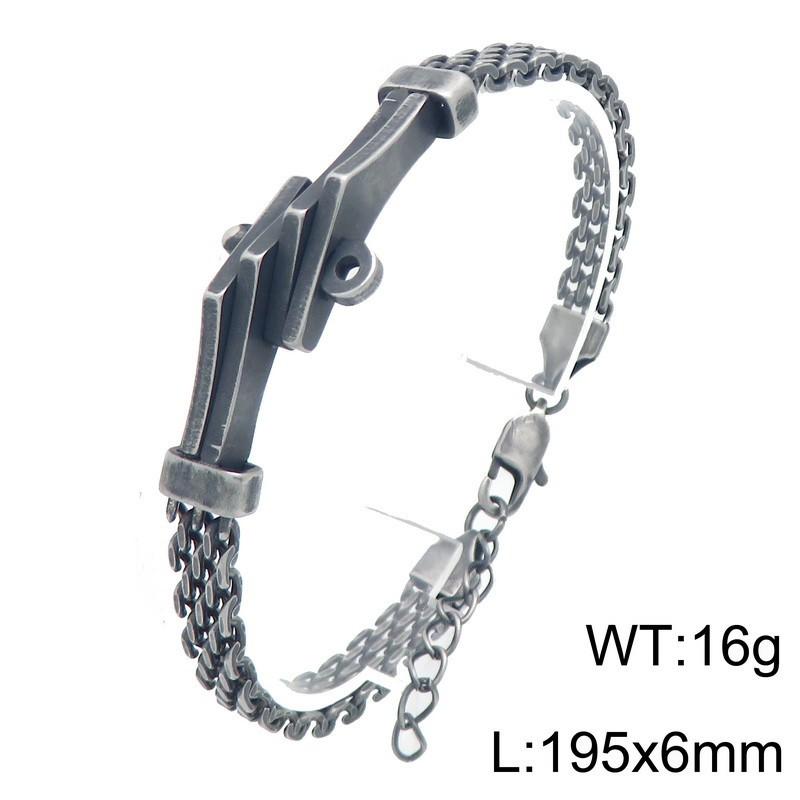 Personalized Extension Chain Bracelet Trend Irregular Horseshoe Bend Brand Mesh Men s Locomotive Bracelet 2026 19.5CM
Personalized Extension Chain Bracelet Trend Irregular Horseshoe Bend Brand Mesh Men s Locomotive Bracelet 2026 19.5CM