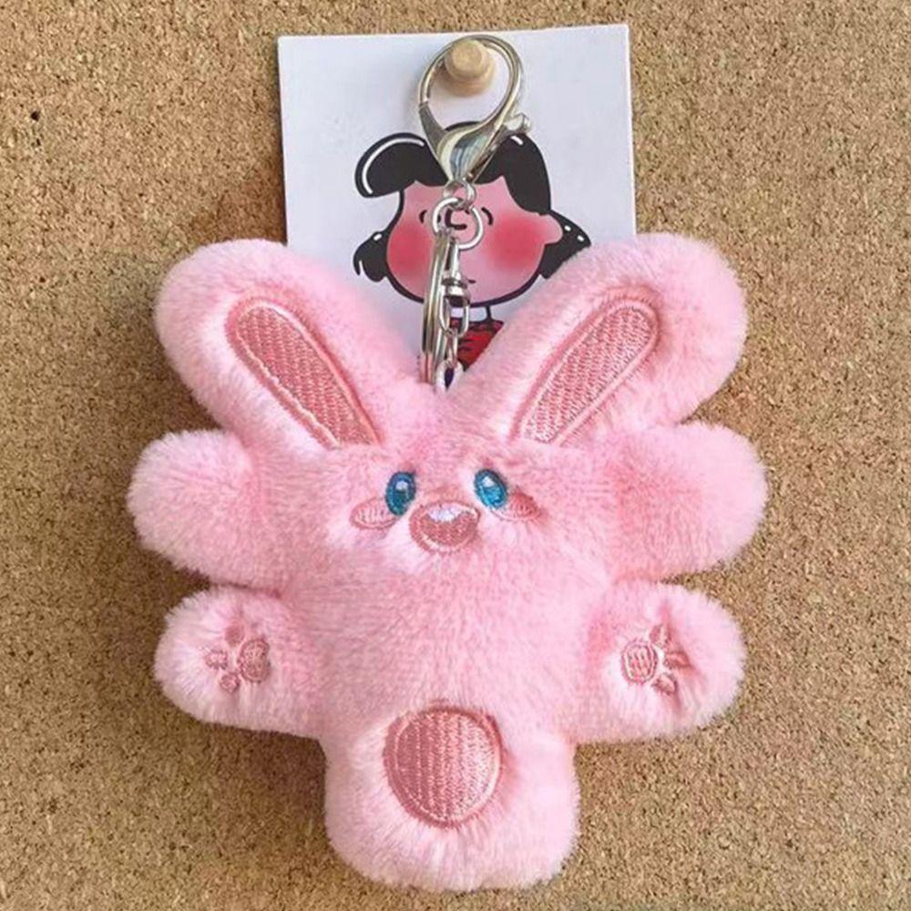 Girls Products Doll Key Chain Rich Rabbit Key Ring Korean Style Accessories Cute Plush Doll Red-Bead Chain
Girls Products Doll Key Chain Rich Rabbit Key Ring Korean Style Accessories Cute Plush Doll Red-Bead Chain