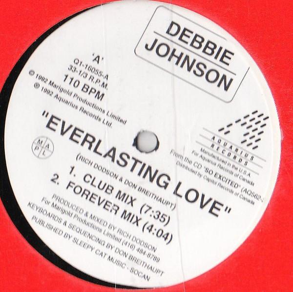 12-дюймовая пластинка DEBBIE JOHNSON Everlasting Love So Excited Q116055 Aquarius Record 1992 Канада Поп Б/у
12-дюймовая пластинка DEBBIE JOHNSON Everlasting Love So Excited Q116055 Aquarius Record 1992 Канада Поп Б/у