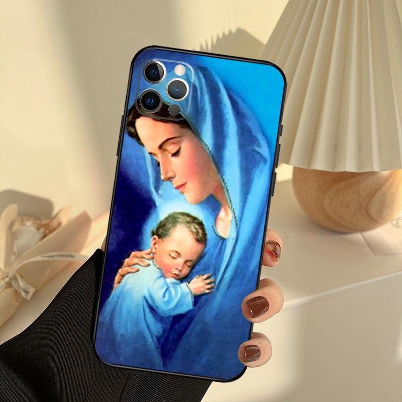 Religious Mary and Jesus Phone Case For iPhone 15 14 13 12 11 16 17 Pro Max 13 mini 15 16 Plus 16e 17 Air Cover Funda iPhone 16
Religious Mary and Jesus Phone Case For iPhone 15 14 13 12 11 16 17 Pro Max 13 mini 15 16 Plus 16e 17 Air Cover Funda iPhone 16