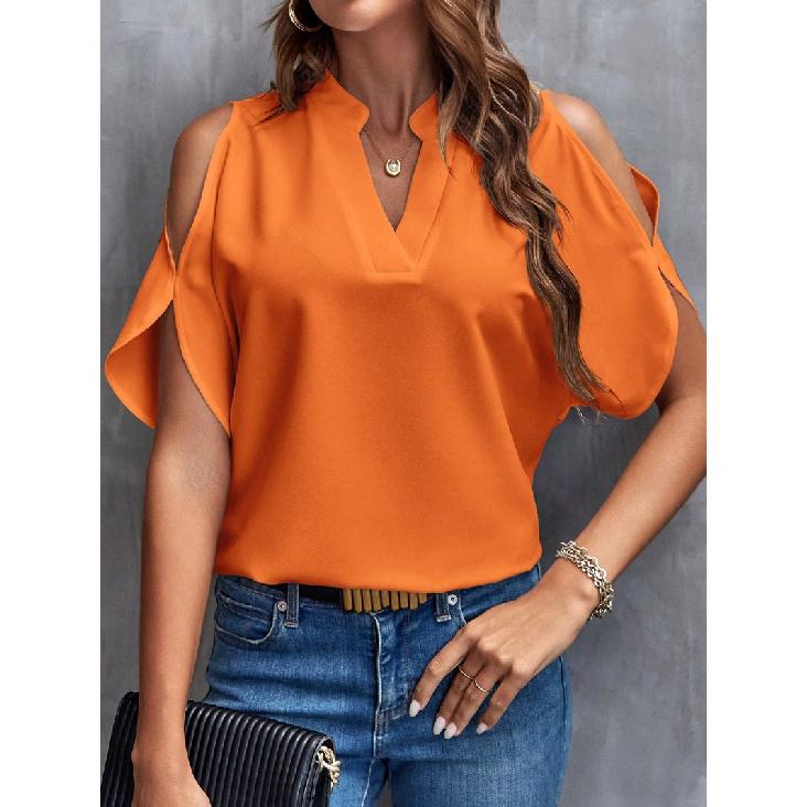 2026 Summer New V-neck Elegant Short-sleeve Fashionable Off-shoulder Women s Solid Color Top XXL
2026 Summer New V-neck Elegant Short-sleeve Fashionable Off-shoulder Women s Solid Color Top XXL