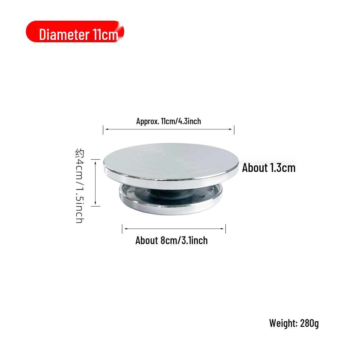 Aluminum Alloy Pottery Turntable for Clay Sculpture and Painting
Aluminum Alloy Pottery Turntable for Clay Sculpture and Painting
