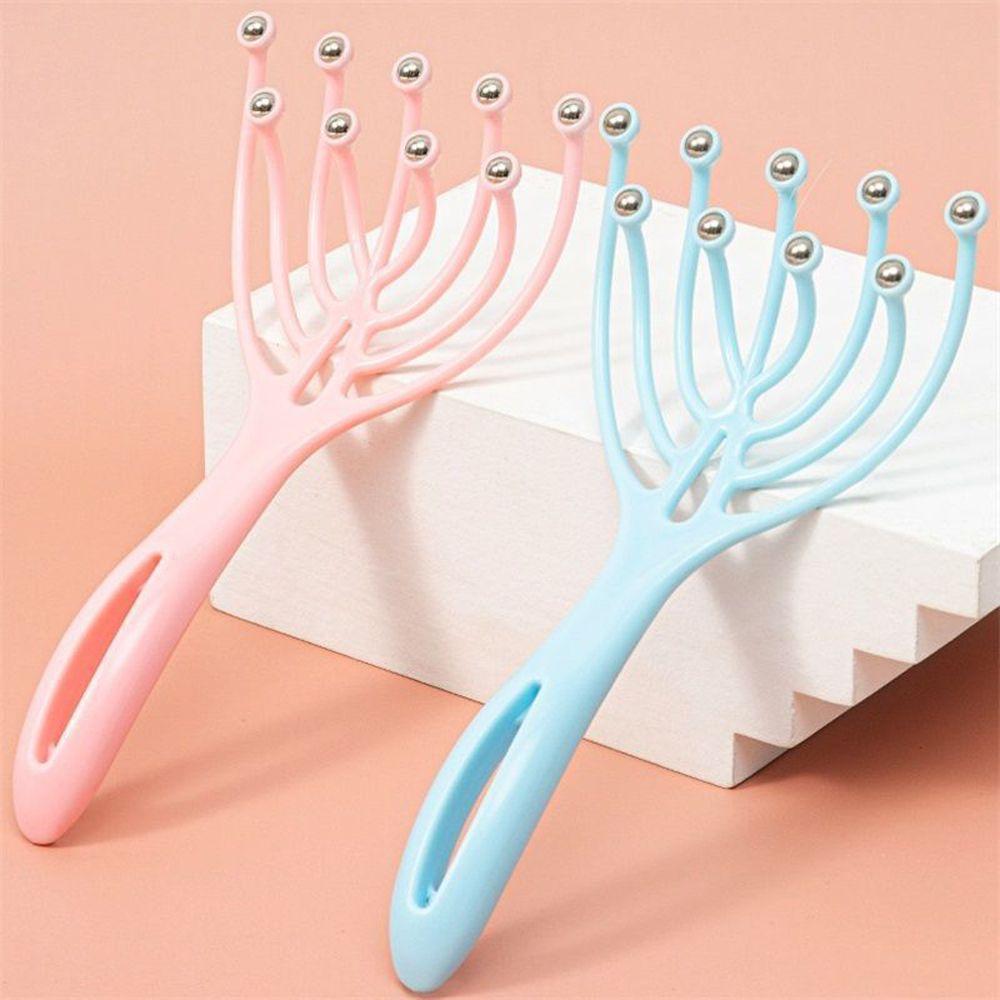 Relaxation Stress Relief Steel Ball Scalp Massager Nine Claw Head Massage Scalp Roller Massage Comb розовый
Relaxation Stress Relief Steel Ball Scalp Massager Nine Claw Head Massage Scalp Roller Massage Comb розовый