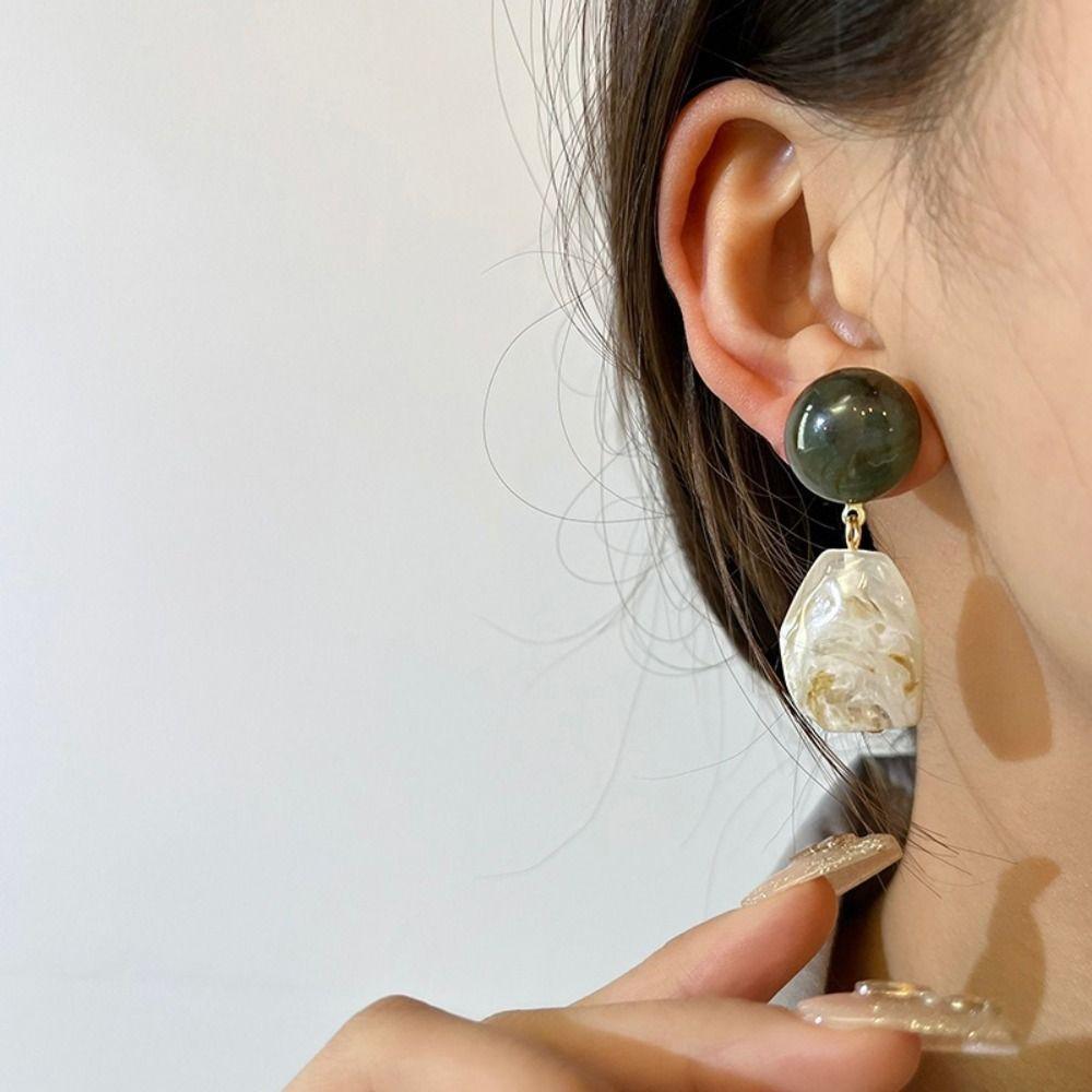 Ear Accessories Resin Dangle Earrings Women Jewelry Irregular Drop Earrings Korean Ear Studs
Ear Accessories Resin Dangle Earrings Women Jewelry Irregular Drop Earrings Korean Ear Studs