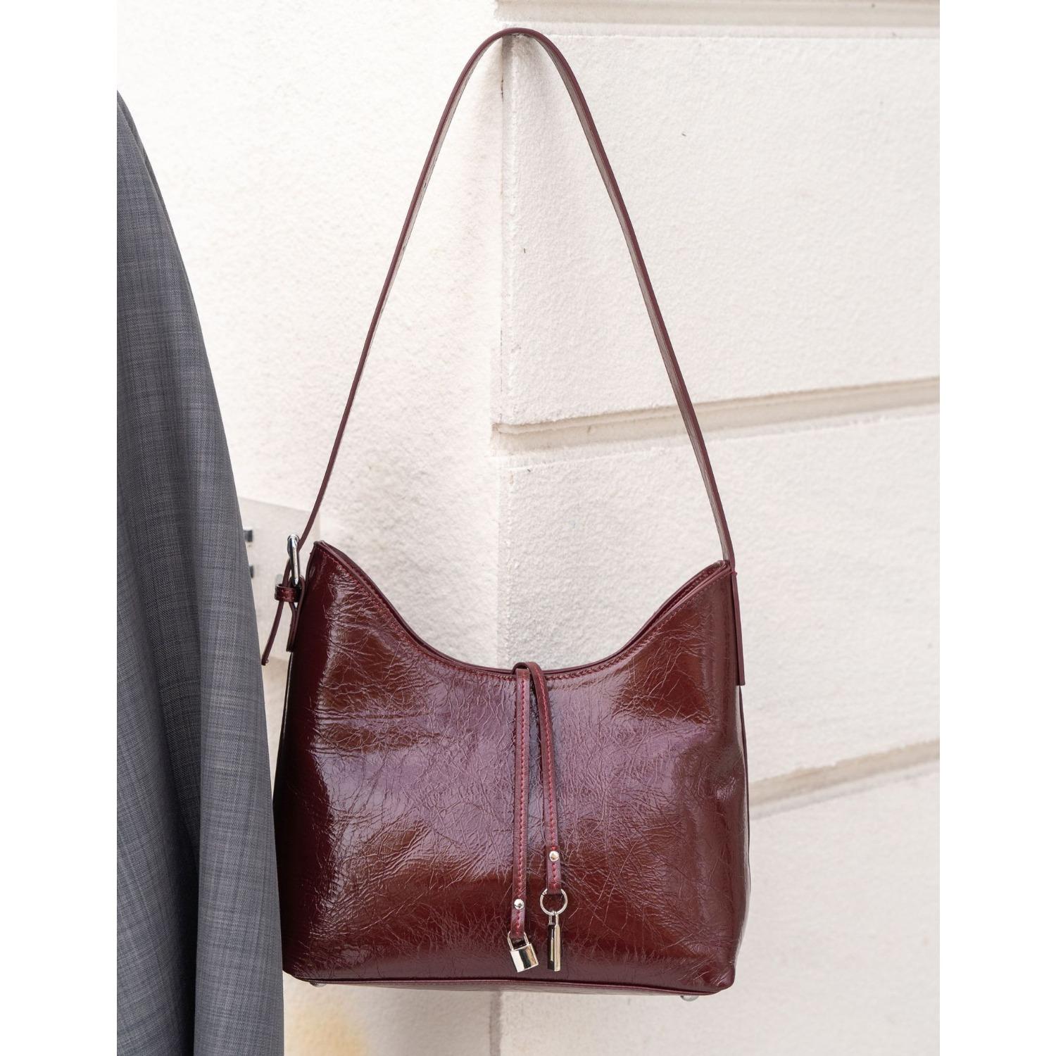 Коровья кожа, Женская сумка на одно плечо, Красивая вместительная сумка-тоут через плечо, Модная и простая. бордовый
Коровья кожа, Женская сумка на одно плечо, Красивая вместительная сумка-тоут через плечо, Модная и простая. бордовый