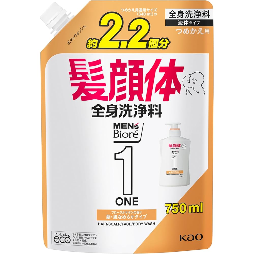 Men s Biore ONE All-in-One Body Wash Smooth Hair and Skin Type Refill 750ml
Men s Biore ONE All-in-One Body Wash Smooth Hair and Skin Type Refill 750ml