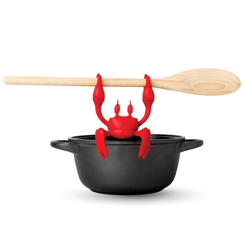 LMETJMA Crab Silicone Utensil Rest Silicone Spoon Rest Holder Steam Releaser For Stove Top Heat-Resistant Spoon Holder JT402 красный
LMETJMA Crab Silicone Utensil Rest Silicone Spoon Rest Holder Steam Releaser For Stove Top Heat-Resistant Spoon Holder JT402 красный