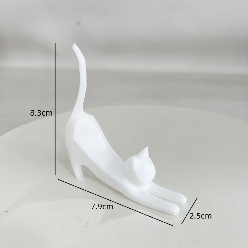 1Pcs Handcrafted Cat Pet Sculpture Cute Cat Desktop Decoration 3D Printed Simulation Ornament For Party Home белый
1Pcs Handcrafted Cat Pet Sculpture Cute Cat Desktop Decoration 3D Printed Simulation Ornament For Party Home белый