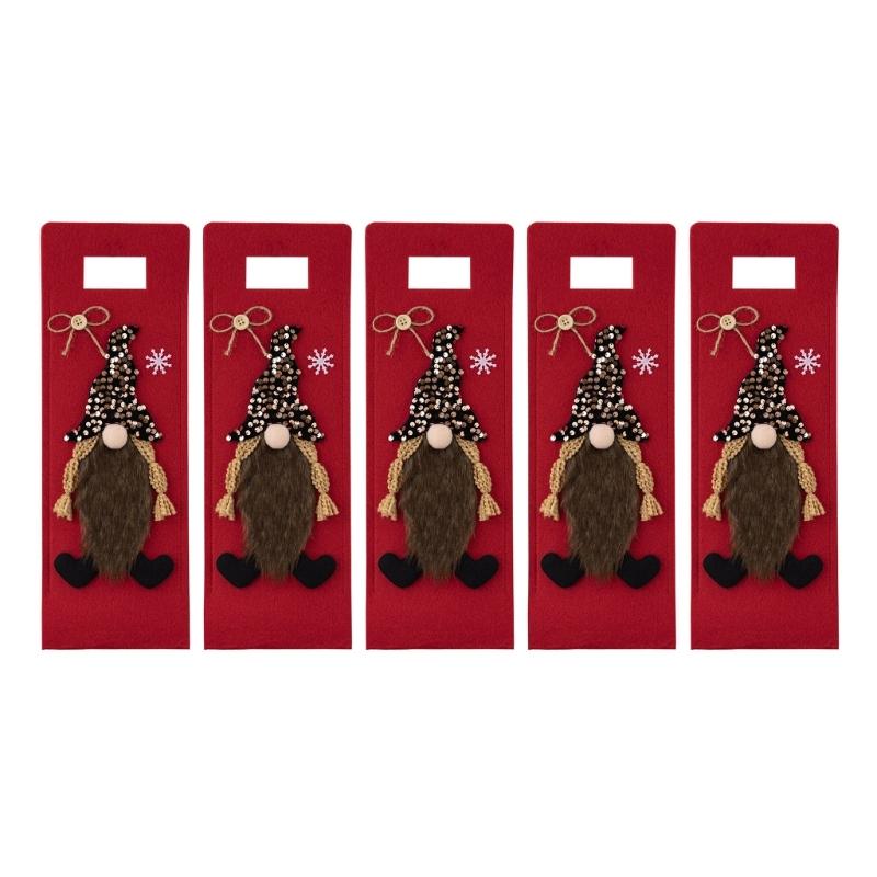Christmas Party Bottle Cover Festival Santa Hat Wine Bottle Sleeve, Christmas Decoration for Table Setting Soft Nonwoven
Christmas Party Bottle Cover Festival Santa Hat Wine Bottle Sleeve, Christmas Decoration for Table Setting Soft Nonwoven