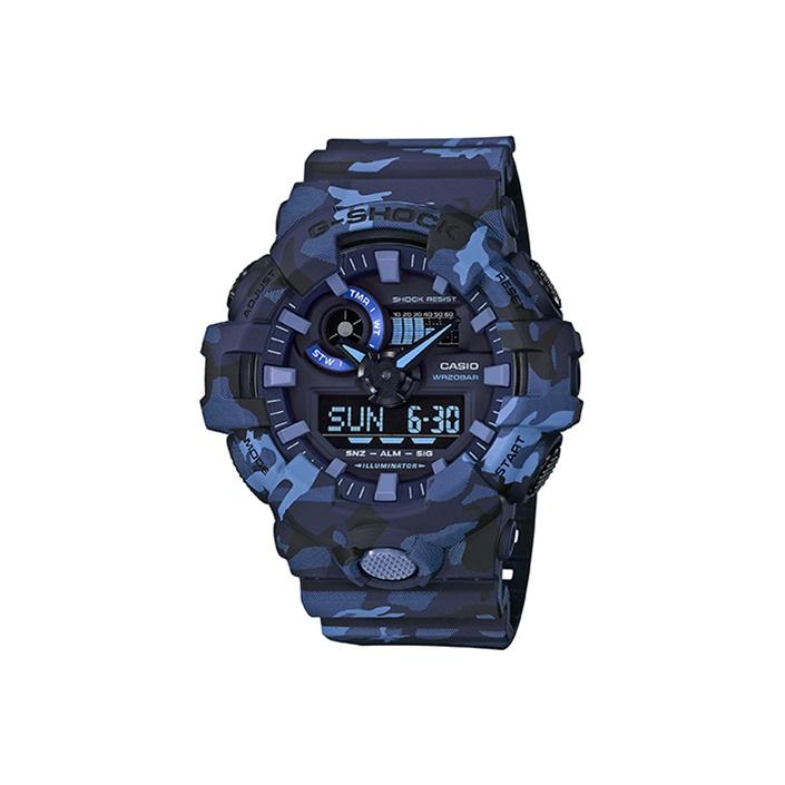Casio G-Shock Youth Series GA-700 Urban Camouflage Sports Waterproof Shockproof Quartz Watch Men watches Blue GA-700CM-2A Royal Blue Watch Dial
Casio G-Shock Youth Series GA-700 Urban Camouflage Sports Waterproof Shockproof Quartz Watch Men watches Blue GA-700CM-2A Royal Blue Watch Dial
