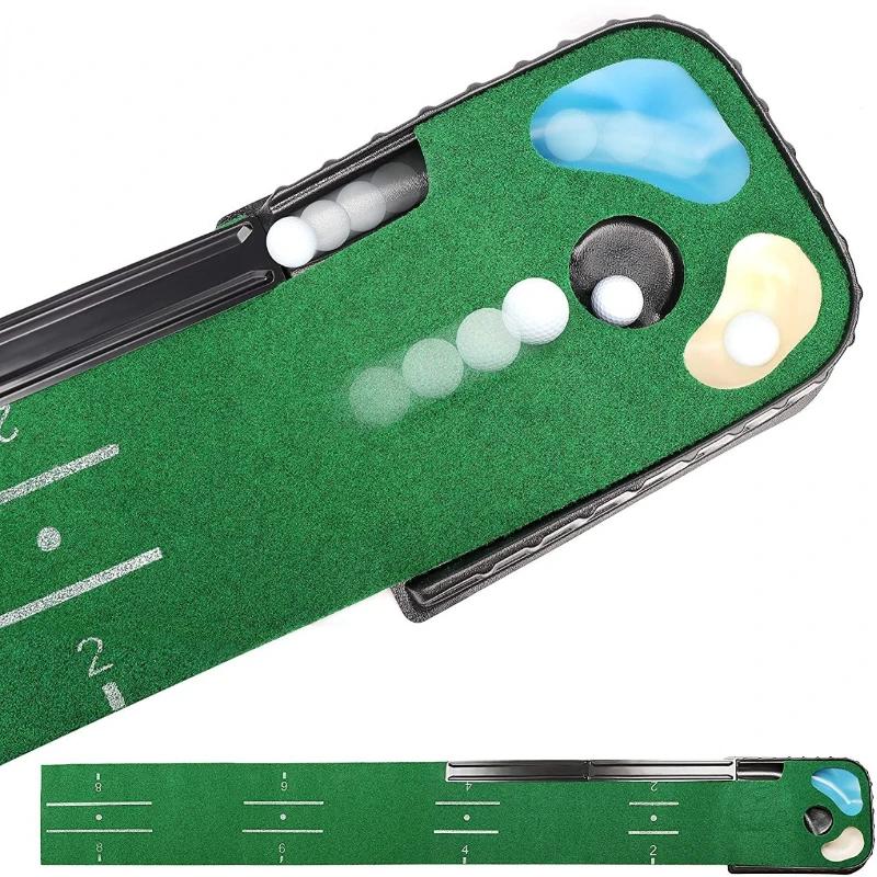Golf Indoor Putting Mat Putter Trainer Green Carpet Practice Set Ball Return Mats PM005 зелёный
Golf Indoor Putting Mat Putter Trainer Green Carpet Practice Set Ball Return Mats PM005 зелёный