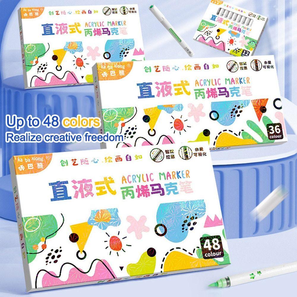 Direct Liquid Graffiti Marker Pen Stationery Drawing Painting Pen New Colour Pen Children 12 colors
Direct Liquid Graffiti Marker Pen Stationery Drawing Painting Pen New Colour Pen Children 12 colors