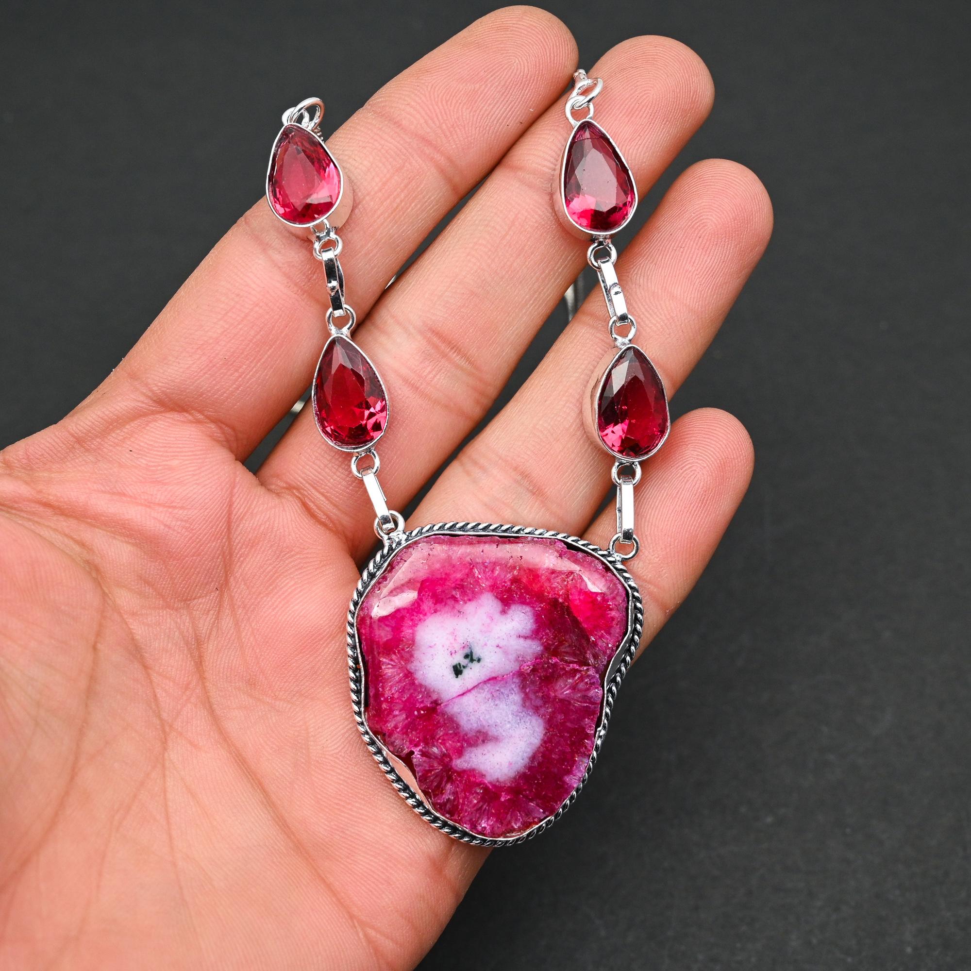 Розовый солнечный кварц, ювелирное изделие из стерлингового серебра 925 пробы, подарочное ожерелье 18 дюймов LK-90
Розовый солнечный кварц, ювелирное изделие из стерлингового серебра 925 пробы, подарочное ожерелье 18 дюймов LK-90