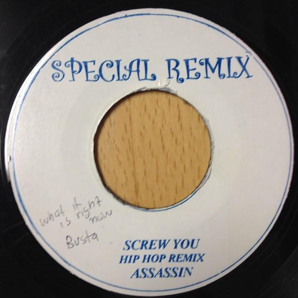 7inch Record ASSASSIN Screw You Hip Hop Remix NONE Special Remix Jamaica Reggae Ska Dub Used
7inch Record ASSASSIN Screw You Hip Hop Remix NONE Special Remix Jamaica Reggae Ska Dub Used
