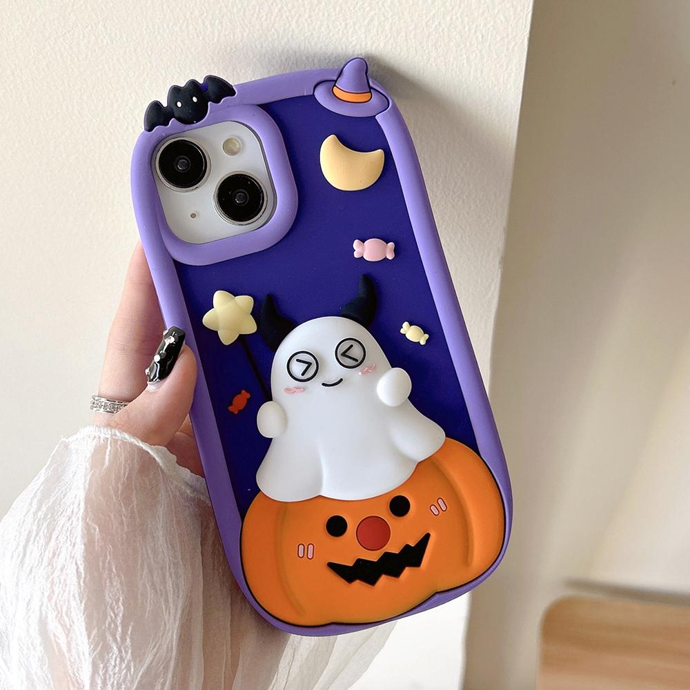 Halloween Pumpkin Ghost Soft Silicone Case Cover For iPhone 11 12 13 14 15 16 Pro Max iPhone 16 Pro Max фіолетовий
Halloween Pumpkin Ghost Soft Silicone Case Cover For iPhone 11 12 13 14 15 16 Pro Max iPhone 16 Pro Max фіолетовий
