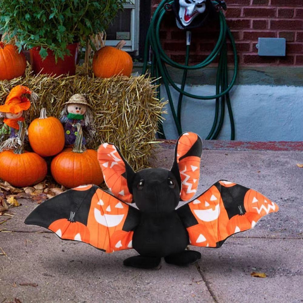 Fluffy Halloween Bat Doll with Long Wings Pumpkin Bat Animal Plush Toy Kids Birthday Christmas
Fluffy Halloween Bat Doll with Long Wings Pumpkin Bat Animal Plush Toy Kids Birthday Christmas