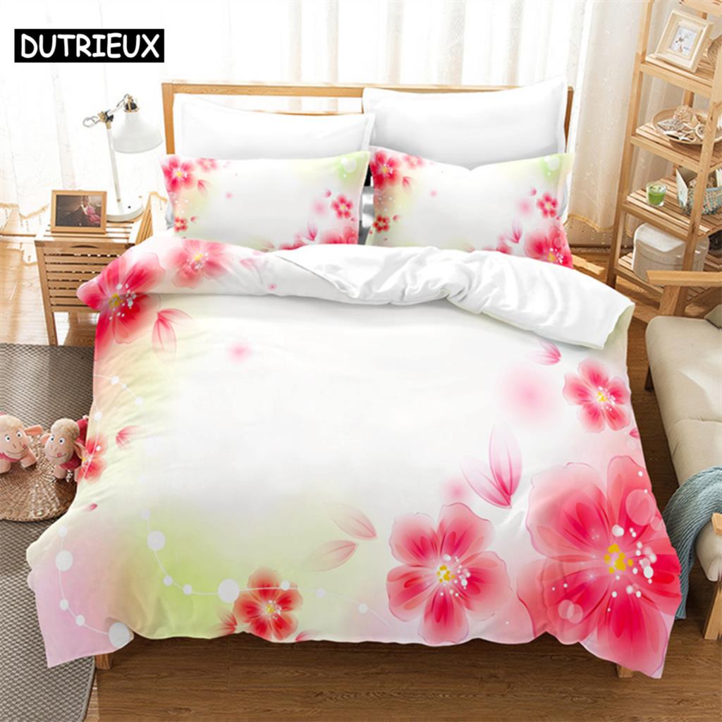 Pink Flower Couple Queen Bedding Set Duvet Cover Kids Bedroom Bed Set Comforter Cover Set King Size Duvet Cover Set Bedding Sets EU Single(135*200cm)3pcs
Pink Flower Couple Queen Bedding Set Duvet Cover Kids Bedroom Bed Set Comforter Cover Set King Size Duvet Cover Set Bedding Sets EU Single(135*200cm)3pcs