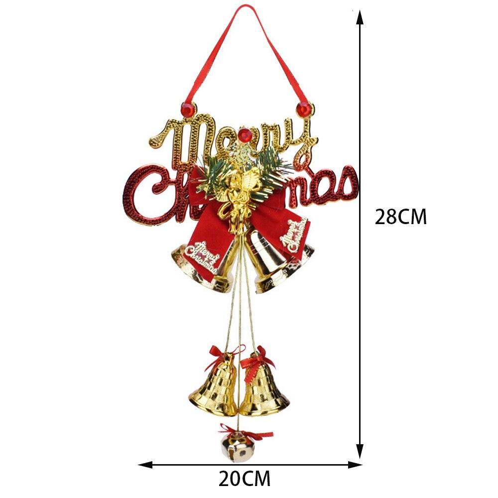 1 шт. Рождественский бант двойной колокольчик орнамент Рождественская елка дверь подвесное украшение кулон adornos de navidad рождественские украшения
1 шт. Рождественский бант двойной колокольчик орнамент Рождественская елка дверь подвесное украшение кулон adornos de navidad рождественские украшения