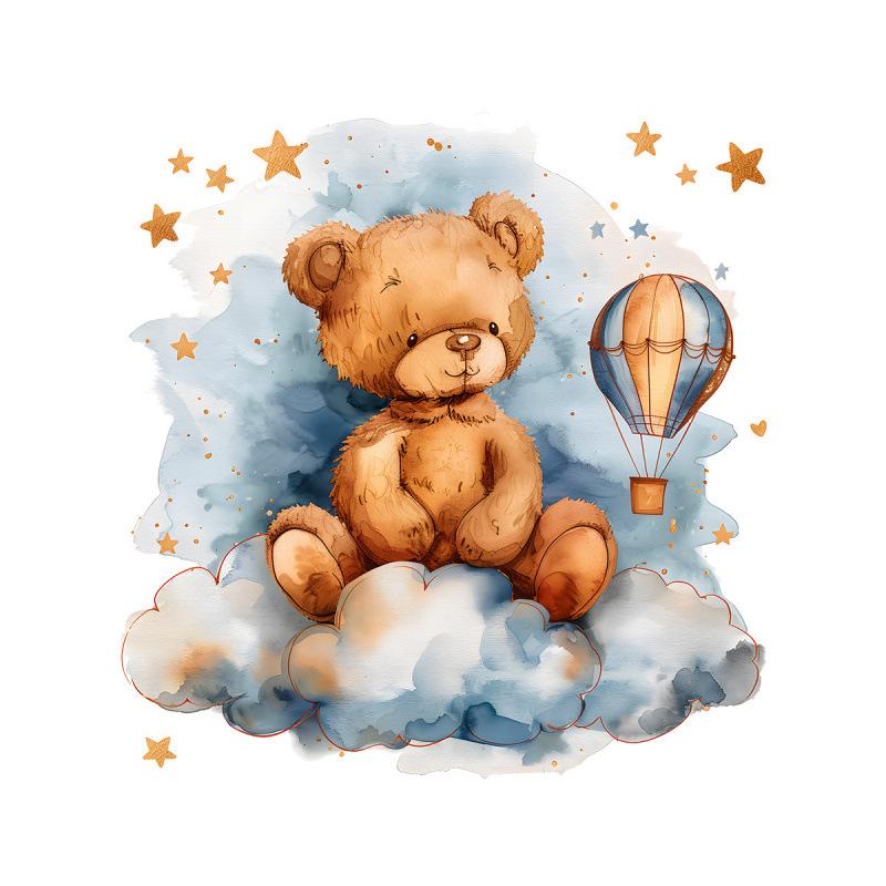 Мультяшные наклейки на стену с изображением медведя, облака, звезды и воздушного шара, декор для детской комнаты, настенное искусство для детской, украшение стены дома для детской комнаты 45x60cm разноцветный
Мультяшные наклейки на стену с изображением медведя, облака, звезды и воздушного шара, декор для детской комнаты, настенное искусство для детской, украшение стены дома для детской комнаты 45x60cm разноцветный