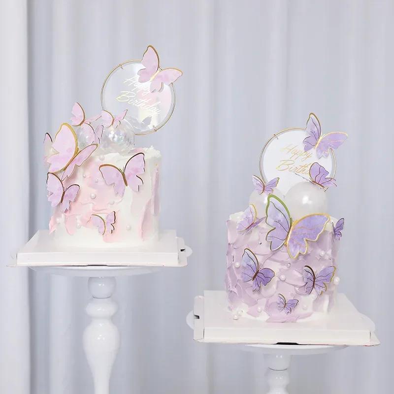 Pink Gold Butterfly Wedding Cake Topper Gold Foil Happy Birthday Cupcake Topper For Birthday Party Cake Decorations Baby Shower фиолетовый
Pink Gold Butterfly Wedding Cake Topper Gold Foil Happy Birthday Cupcake Topper For Birthday Party Cake Decorations Baby Shower фиолетовый
