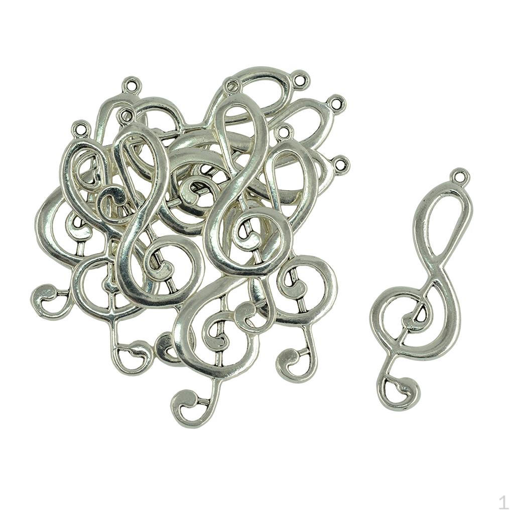 10 Pieces Music Note Symbol Necklace Pendants DIY Jewelry Findings Making Crafts
10 Pieces Music Note Symbol Necklace Pendants DIY Jewelry Findings Making Crafts