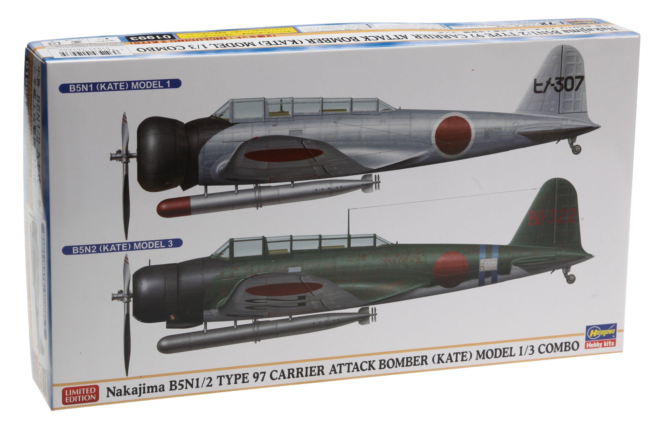 Hasegawa Nakajima Type 97 3 Carrier Attack Aircraft Combo Set of 2 1/72 BN1/2 No. 1/No.
Hasegawa Nakajima Type 97 3 Carrier Attack Aircraft Combo Set of 2 1/72 BN1/2 No. 1/No.