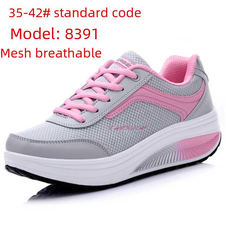 Women s 2019 Spring/Summer Mesh Rocker Shoes: Height-Increase, Thick Sole, Travel & Running Sneakers 40
Women s 2019 Spring/Summer Mesh Rocker Shoes: Height-Increase, Thick Sole, Travel & Running Sneakers 40