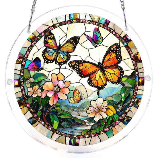 Sun Catcher Puzzle Acrylic Suncatcher Durable Clear Acrylic Colorful Patterns Window Decoration for Doors Garden N
Sun Catcher Puzzle Acrylic Suncatcher Durable Clear Acrylic Colorful Patterns Window Decoration for Doors Garden N