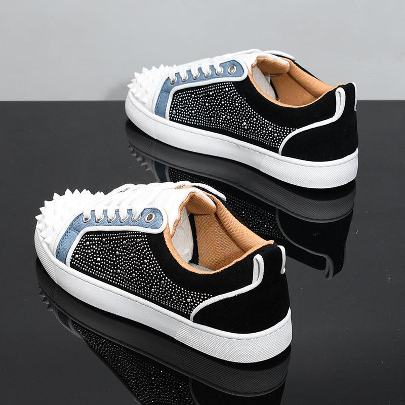 Board shoes spring new rivet red sole shoes lace rhinestone low top board shoes deodorant 2 44
Board shoes spring new rivet red sole shoes lace rhinestone low top board shoes deodorant 2 44