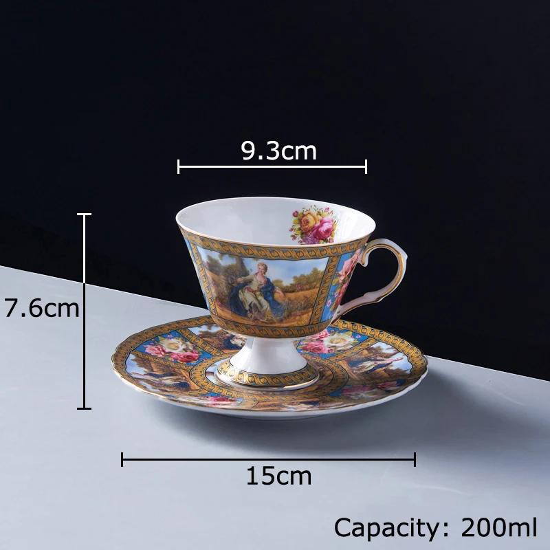 Ceramic Black Tea Mug Saucer Retro Afternoon Tea Coffee Cup Saucer Sets Couple Cup Set Home Creative Drinkware Mug New Home Gift 200ml
Ceramic Black Tea Mug Saucer Retro Afternoon Tea Coffee Cup Saucer Sets Couple Cup Set Home Creative Drinkware Mug New Home Gift 200ml